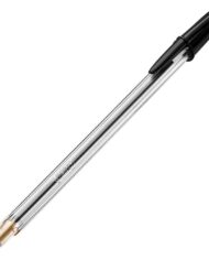 Caneta esferográfica 1.0mm cristal preta 835208 BIC CX 50 UN 2