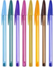 Caneta esferográfica 1.2mm 10 cores Fashion BIC 10 UN 2
