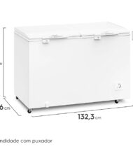 Freezer Horizontal Electrolux 2 Portas – Branco 3