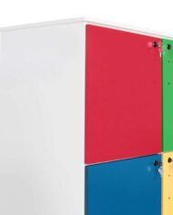 Armário Escolar Carlu 6 Portas Colorido 3